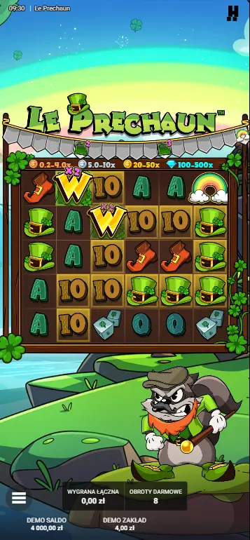 Shamrock N Roll Level 3 z Rainbow i Garnkiem Złota
